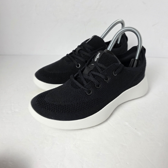 Allbirds Tree Runner Go Womens Natural Black Sneakers Size 7 - Picture 3 of 9